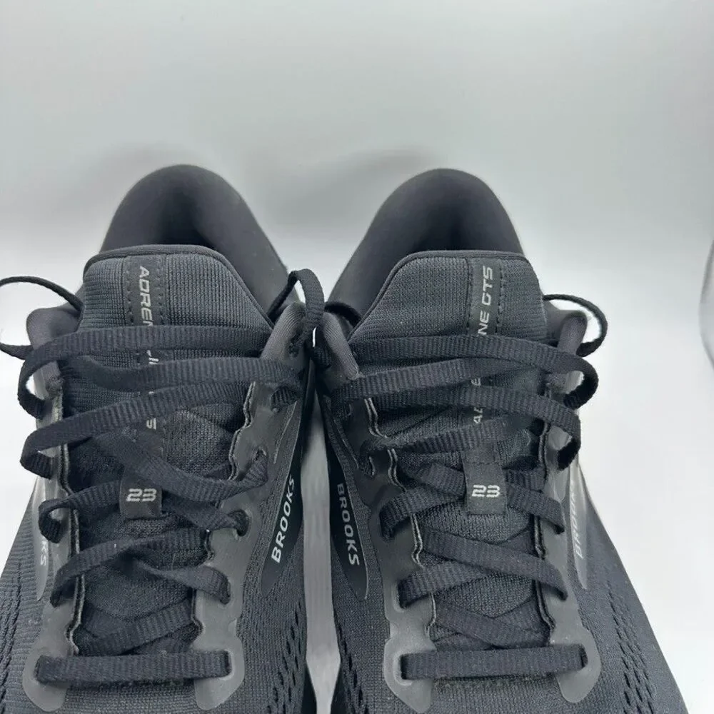 Brooks Adrenaline GTS 23 Shoes Mens Size 10.5 D Black Running Cushioned